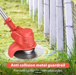 Machine ALLEEN 21V Grasmaaier Draadloze Grastrimmer Telescopisch Lichtgewicht Onkruidtrimmer 1500mAh Accu Elektrische Tuintrimmer — thumbnail 2
