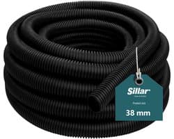 Sillar Stofzuigerslang 38mm - Universele Zuigslang voor Stofzuiger – Flexibele – Op Lengte - 5 m (5 x 1m)