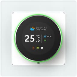 Vloerverwarming Thermostaat - Slimme Regelaar - Comfort Verwarmen - TFT Kleurenscherm - 16A Capaciteit - Zwart — thumbnail 1