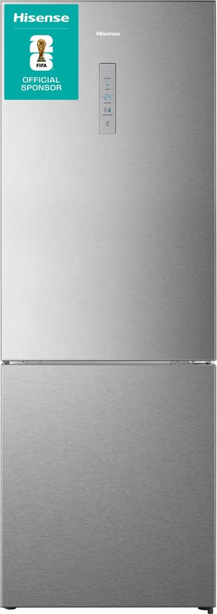 HISENSE RB645N4BID - Koel-vriescombinatie - breedte 70.4 cm - hoogte 200 cm - inhoud 495 l - NoFrost — afbeelding 1
