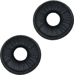 MMOBIEL Koptelefoon oorkussens earpads geschikt voor: Plantronics CS, SAVI, Supra/Plus HW251, HW261, CS540, W440, W445, W740, W745, Jabra 2000 Series en VXi Headsets, kunstleer zwart — thumbnail 2