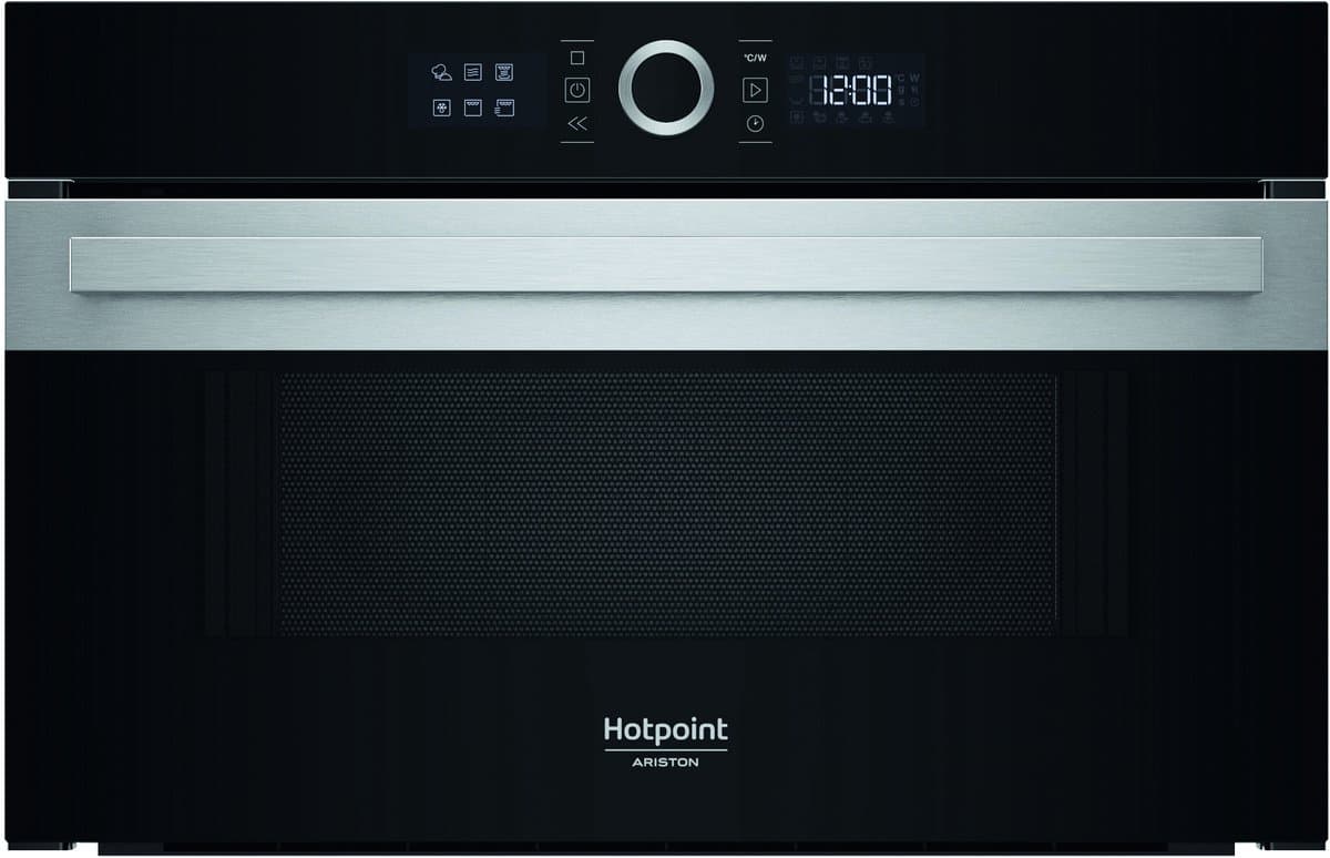 Hotpoint HAMD54MX Zwart, Roestvrijstaal Grill-magnetron Ingebouwd 31 l 1000 W — afbeelding 1