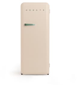 CREATE - Koelkast in retrostijl - Zand - Handvat Sage - FRIDGE RETRO 281L — thumbnail 1