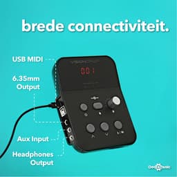 VISIONDRUM 7-Delig Mesh Pads Drumstel Kruk & Koptelefoon - Zwart — thumbnail 3