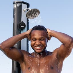 BP® Douche Speaker - Badkamer Speaker - Shower Speaker - Draagbare Speaker - Bluetooth Speaker - Met Zuignap - Waterproof - USB Oplaadbaar - Zwart — thumbnail 3