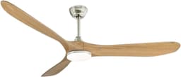 Livano Plafondventilator - Met Verlichting - Plafond Ventilator - Met Lamp - Plafonniere Met Ventilator - Met Licht - Stijl F - 150cm — thumbnail 1
