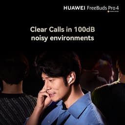 Huawei FreeBuds 4 Pro Zwart — thumbnail 4