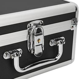 Harde Schijf Beschermdoos, 20 Bays Harde Schijf Opbergdoos Koffer, Waterdichte Harde Schijf Koffer, Draagbare HDD-behuizing met Veiligheidsslot voor 2,5 Inch Harde Schijf, Zwart — thumbnail 3