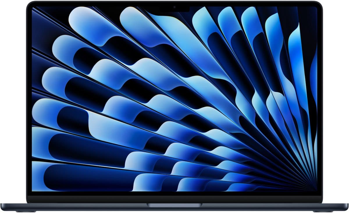 Apple MacBook Air (2025) 15 - M4 - 24 GB - 512 GB - Middernacht — afbeelding 1
