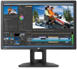 HP Z Display Z24i Monitor - 24 inch - 1920x1200 - DisplayPort - VGA - DVI - Zwart - Verstelbare voet — thumbnail 1