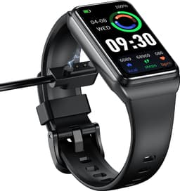 J&D supplies Stappenteller - Zwart - Temperatuurmeter - Activity Tracker - Hartslagmeter - Bloeddrukmeter - Smartwatch - Horloge - Heren - Dames — thumbnail 5