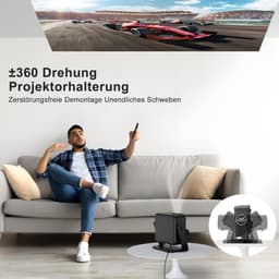 Lexium Mini beamer - Projector - Beamerscherm - Projectiescherm - Outdoor & Indoor Projector - — thumbnail 3