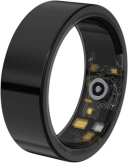 Lacardia Smart ring - Slimme ring - Zwart - Maat 10 - Beschikbaar voor android en IOS - Eigen app - Unisex voor Dames & Heren — thumbnail 1