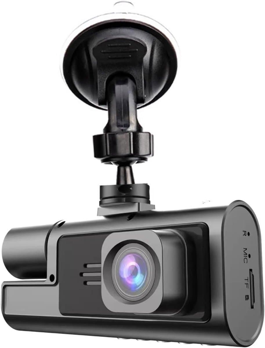Dashcam - Automonitorcamera - 1080p dubbele lens - HD-videorecorder, groothoekweergave - naadloze loop-opname - voor rijveiligheid, parkeerveiligheid en roadtrips — afbeelding 1