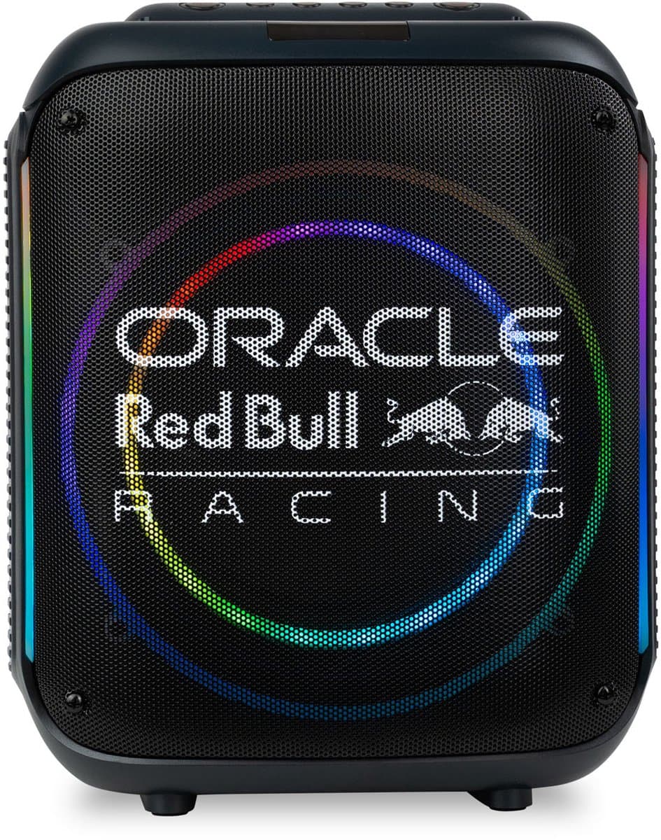 Oracle Red Bull Racing Portable Speaker – Bluetooth Party Speaker met LED Verlichting - 60 Watt - TWS & Afstandsbediening (RB-SK250) — afbeelding 1