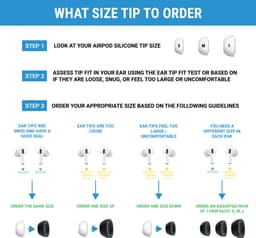 Comply Foam TrueGrip Max voor AirPods Pro gen1 &2 - maat MEDIUM, 3 paar — thumbnail 3