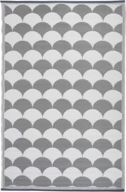 Esschert - Design - Buitenkleed - 180x121 - cm - grijs - en - wit - OC24 — thumbnail 1