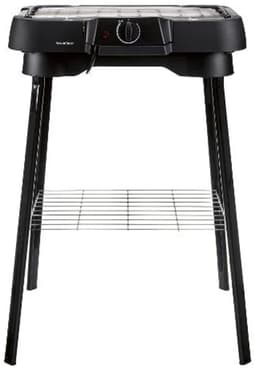 SILVERCREST® KITCHEN TOOLS Elektrische BBQ - Barbecue - Kenmerk: ook als tafel BBQ te gebruiken - Grilloppervlak: 41 x 24 cm - Hoogte met onderstel: 75 cm - Oververhittingbeveiliging - Uitneembare opvangbak voor vet - Plateau voor BBQ gereedschap — thumbnail 1