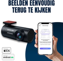 Davilon D1-DUAL Dashcam 4K | Voor & Achter | 2025 APP Model — thumbnail 2