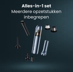 Purgato - Auto Stofzuiger - 2 in 1 Zuig- en Blaasfunctie - Draadloos - 16000Pa - Kruimeldief - USB — thumbnail 5