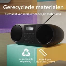 PHILIPS TAZ6000/00 - Multi-source CD-speler CD, DAB+/FM-radio Bluetooth 5.4, Audio-ingang, USB Koptelefoonaansluiting (3,5 mm) — thumbnail 5