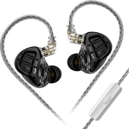KZ ZAR - In-Ear Monitors - IEM - 1 Dynamische + 7 Balanced Drivers - Audiofiele Oordoppen - Verwisselbare Kabel - Universele Pasvorm - Zwart — thumbnail 1