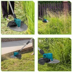 Rumi Grasmaaier - sterke grasmaaier - 18 V/Li-ion - Aanbevolen gazonoppervlakte - Maaihoogte: 30-70 mm - Snoeimachine Tuin Trimapparatuur Klein Tuingereedschap & Accessoires — thumbnail 4