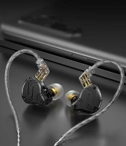 KZ ZS10 Pro - In-Ear Monitor - IEM - met HiFi Geluid - Dynamische Drivers - Metaal Design - Incl Kabel & Eartips - Zwart — thumbnail 5