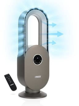 Bladloze Ventilator – 45 W – Oscillerend – Timer 15 U – LED Display – Afstandsbediening – Stil & Krachtig – Princess 351500 – Wit — thumbnail 1