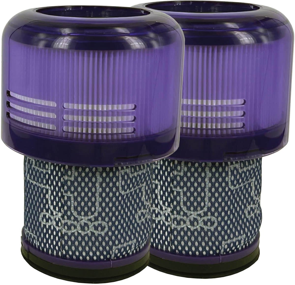 Multaparts® HEPA Filter cassette (set a 2 stuks) geschikt voor Dyson V11 & V15 - Wasbaar - | Gemaakt van duurzaam katoen en eenvoudig te reinigen | Meet op voor je besteld | Vervanger voor Dyson 970013-02 — afbeelding 1