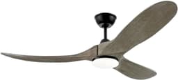 Nivard Plafondventilator - Met Verlichting - Plafond Ventilator - Met Lamp - Plafonniere Met Ventilator - Met Licht - Stijl P - 150cm — thumbnail 1