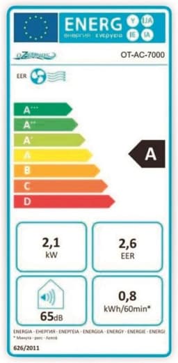 Cooli® S1 - Mobiele Airco – Airconditioning - 7000 BTU – Voor Slaapkamer & Woonkamer – Tot 30m² – 3-in-1 functie: Koelen, Ventileren, Ontvochtigen – Incl. Afdichtingskit, Afstandsbediening & Timer – Wit — thumbnail 3