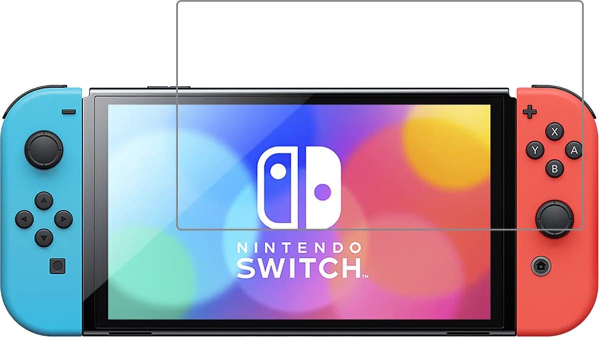 Beschermglas Geschikt voor Nintendo Switch OLED Screenprotector Tempered Glass - Screenprotector Geschikt voor Nintendo Switch OLED Screen Protector — afbeelding 1