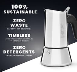 Bialetti Venus Percolator 6 Kops – Espresso Maker – RVS – Inductie Geschikt – Italiaanse Koffiezetter — thumbnail 5