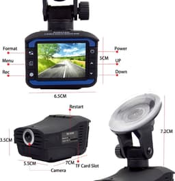 TechU™ Dashcam Camera – M08 – 2” Scherm – Dashboardcamera – Full HD 1080P – Wifi – 150° Wijdhoeklens – Parkeermonitor – Looprecording – Bewegingssensor – G-sensor – Nachtvisie - voor auto — thumbnail 4
