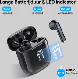 Draadloze Oordopjes - Bluetooth Oordoppen - Geschikt voor iOS & Android - Lange Batterijduur - Comfortabel Draagcomfort - Geweldige Geluidskwaliteit - Origineel Phreeze — thumbnail 5