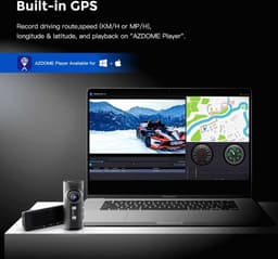 AZDome M550 Pro 3CH 4K Wifi GPS 64gb dashcam voor auto — thumbnail 5