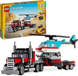 LEGO Creator 3-in-1 - Truck met helikopter Constructiespeelgoed — thumbnail 2