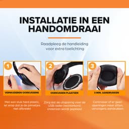 Oorkussens geschikt voor Beats By Dr. Dre Studio 2.0/3.0 wireless - Koptelefoon oorkussens voor Beats Studio goud — thumbnail 5