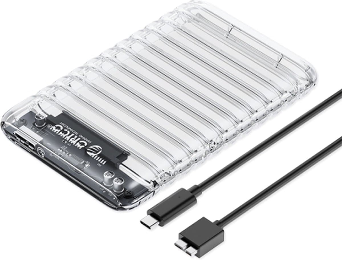 ORICO 2139C3-V1 2,5 inch USB3.0 harde schijf externe behuizing (transparant) — afbeelding 1