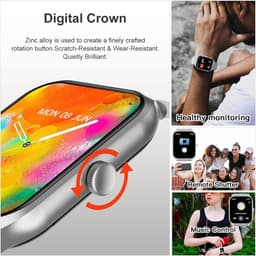 Fairweather Smartwatch Pro – Dames – HD – Stappenteller – Slaapmeter – hartslagmeter – Geschikt voor iOS en Android — thumbnail 5