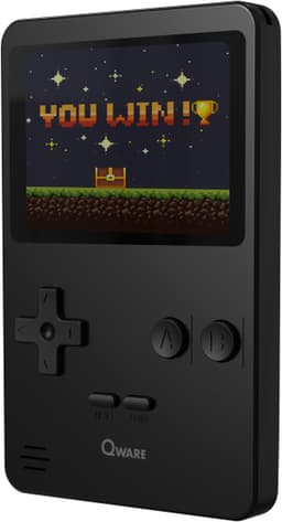 Qware - Retro Gamer - Retro Spelcomputer - Retro Console - Mini Spelcomputer - 2.8 inch - 8-Bit - 240 Games - Klassiek - Nostalgie - Spelletjes - Zwart — thumbnail 1