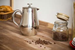 French Press koffiekan, onbreekbaar en houdt je koffie dankzij de dubbele hoes lang warm (1 liter) — thumbnail 3