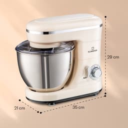 Klarstein Bella Mini Roermachine Keukenmachine - voor Keuken - LED Met RVS-Kom - Knetmaschine - Planeetmenger - Food Processor - Mengmachine - Rührmaschine — thumbnail 2