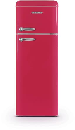 ​SCHNEIDER CONSUMER SCDD208VHAW koel-vriescombinatie Vrijstaand 211 l E Roze — thumbnail 1
