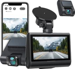 iZEEKER GD850 Dashcam voor auto - 4K & 1080P - Voor en Achter Camera - WiFi en GPS - 3'' IPS Touchscreen - Sony Sensor - Nachtzicht — thumbnail 1