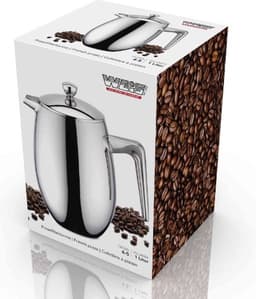 Cafetière, 1 liter, Dubbelwandig – Weis — thumbnail 2