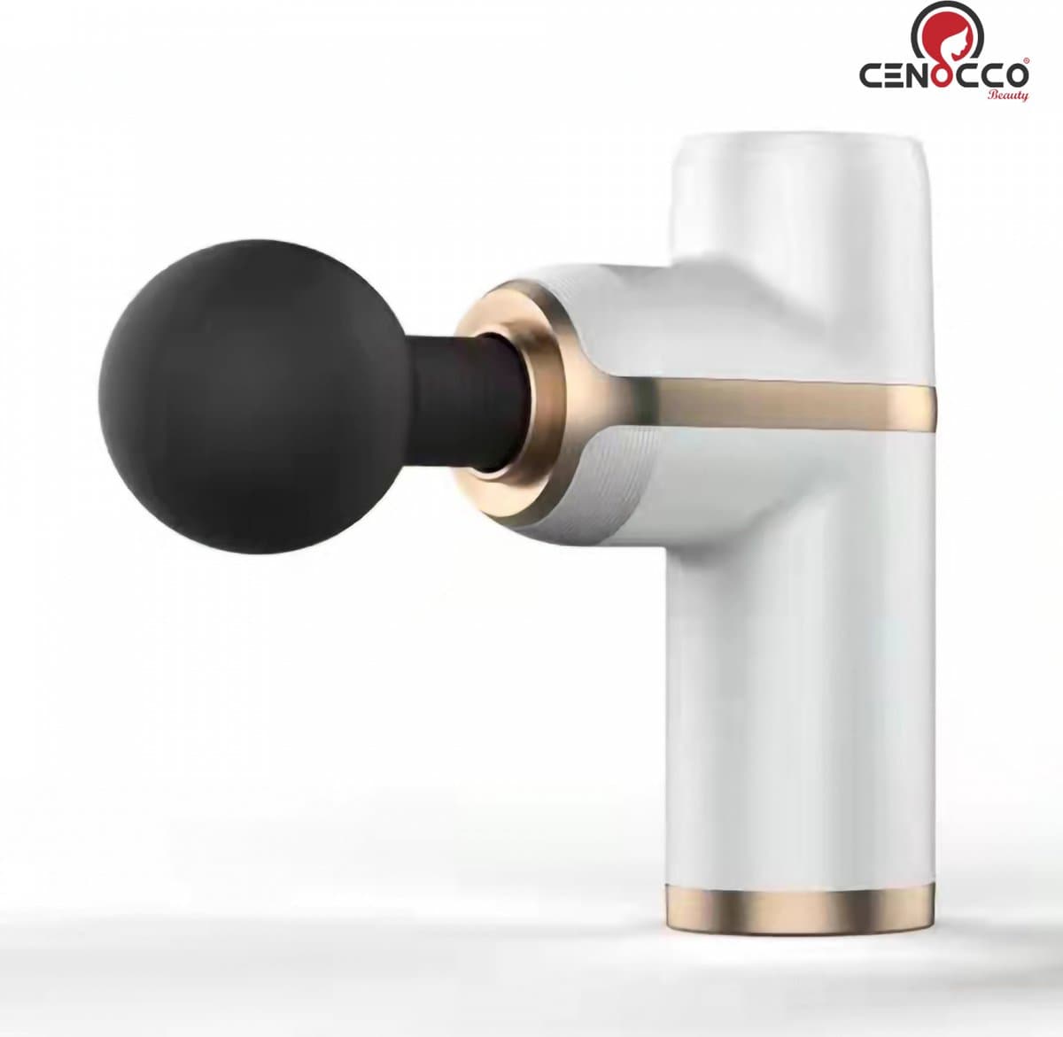 Cenocco Portable Mini Massage Gun Wit — afbeelding 1