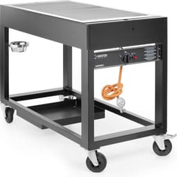 HENDI Gasbarbecue – Zwart – 10kW – 1260x580x900 mm – Windbestendig – Energiezuinig – Gemakkelijk te verplaatsen — thumbnail 2