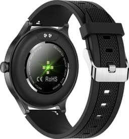 Belesy® NOBLE - Smartwatch Heren – Smartwatch Dames - Horloge – Stappenteller – Calorieën - Hartslag – Sporten - Je eigen foto als wijzerplaat - Kleurenscherm - Full Touch – Silicone – Zwart - Moederdag — thumbnail 5